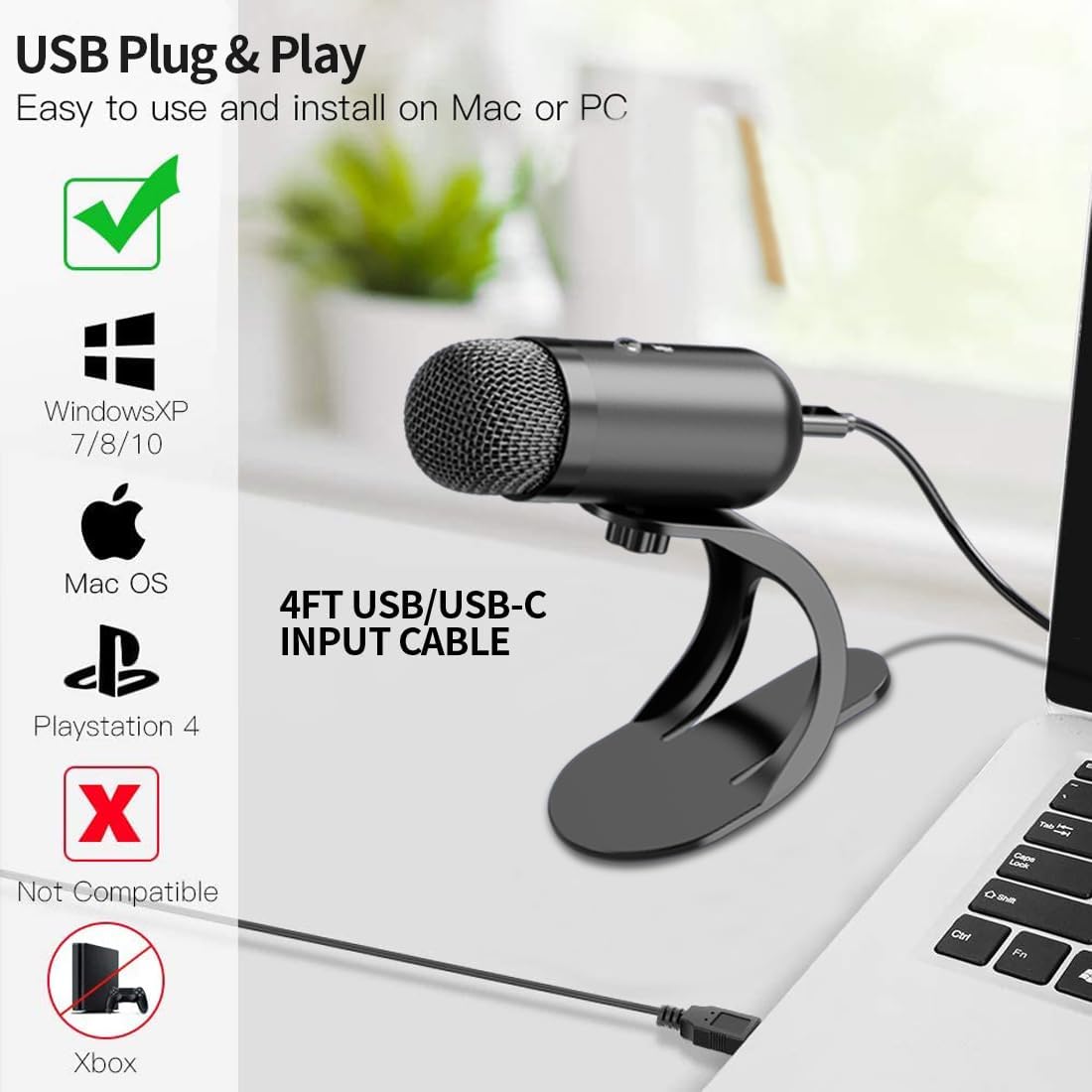 Mikrofon USB Profesional Konde - Tablets ulasan dan harga