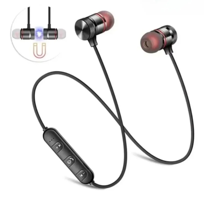 Earphone Bluetooth Neckband In - Magnetic Neckband Sports Earphones ulasan dan harga