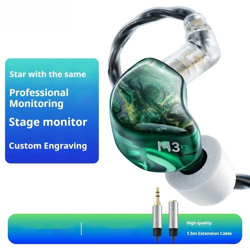 Earphone Monitoring M3 In-Ear  - In Ear Monitors For Singers ulasan dan harga