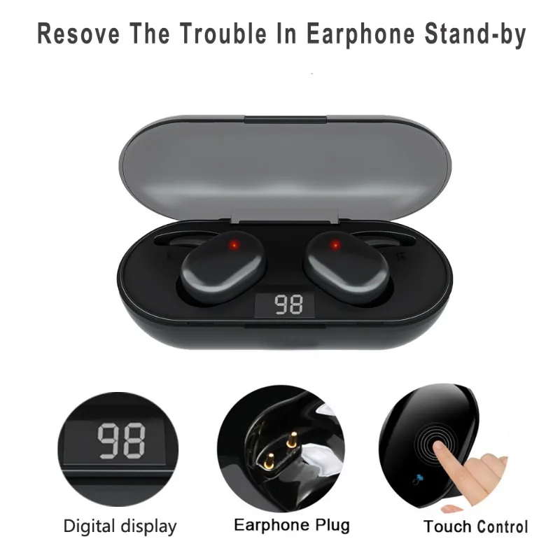 Earphone Bluetooth TWS Nirkabe - Tws Earbuds Bluetooth 5.3 ulasan dan harga