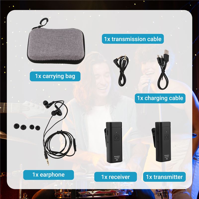 Sistem Monitor In-Ear Nirkabel - In Ear Monitors For Singers ulasan dan harga