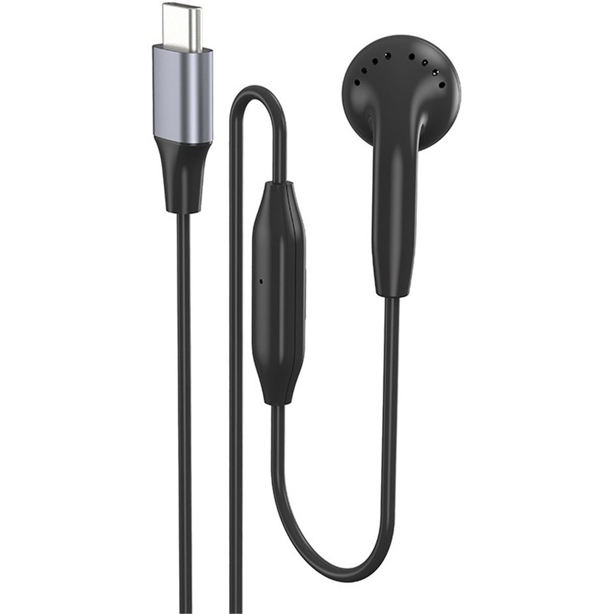 DT75BG Tipe C Earbud Tunggal d - Type C Wired Earphones With Mic ulasan dan harga