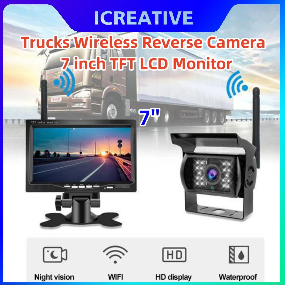 Kamera Mundur Nirkabel HD 7''  - Cameras ulasan dan harga