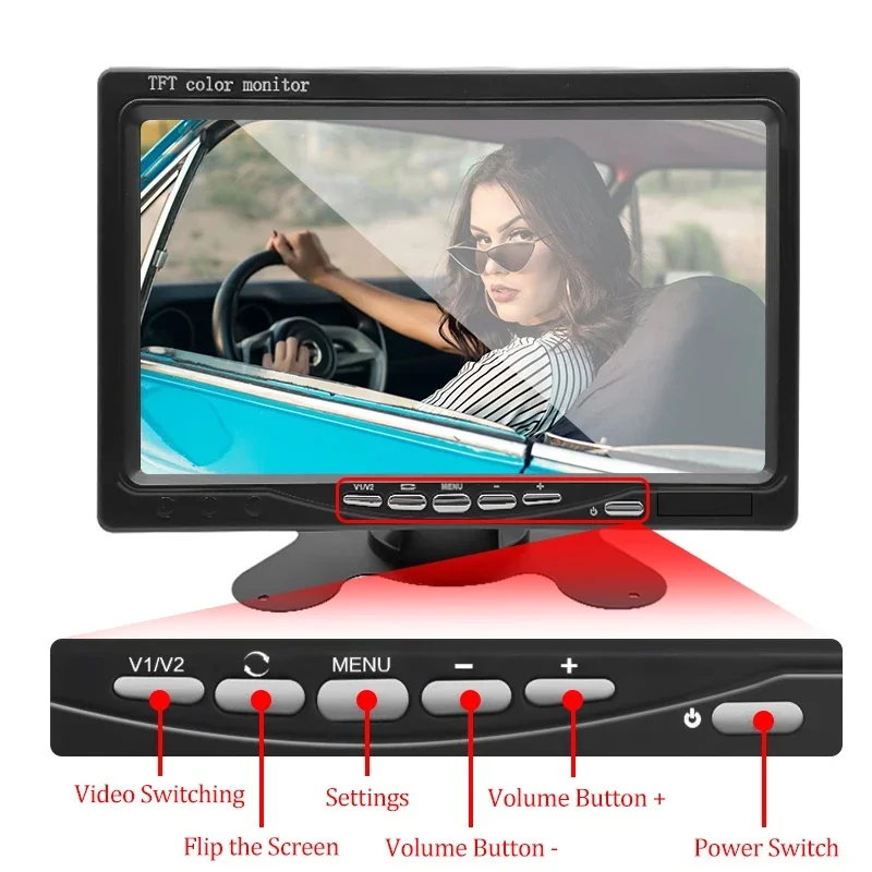 Kamera Mundur Nirkabel HD 7''  - Cameras ulasan dan harga